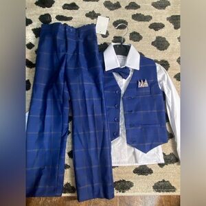 Isaac Mizrahi 3pc dress set - navy - boys size 3